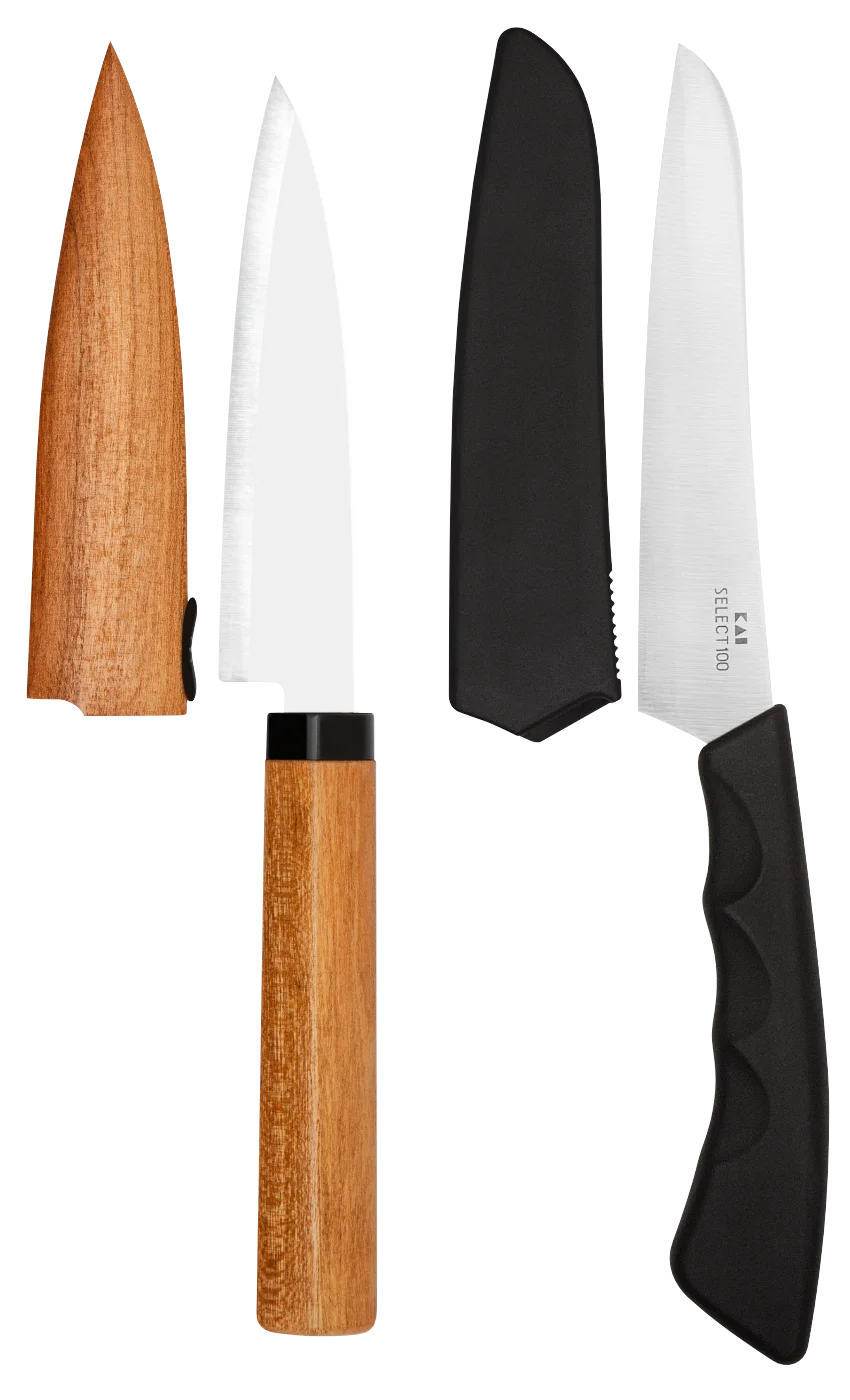 KAI Früchtemesser aus Kunststoff oder Holz